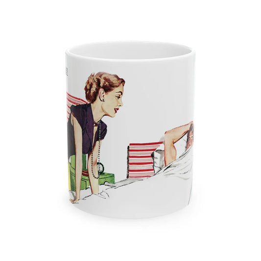 Collier's magazine illustration_1 - White Coffee Mug-11oz-Go Mug Yourself