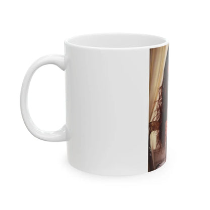 Jane Seymour #26 (Vintage Female Icon) White Coffee Mug-Go Mug Yourself