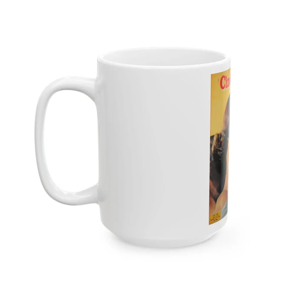 Faith Domergue #203 - Mag. Cover 2 (Vintage Female Icon) White Coffee Mug-Go Mug Yourself