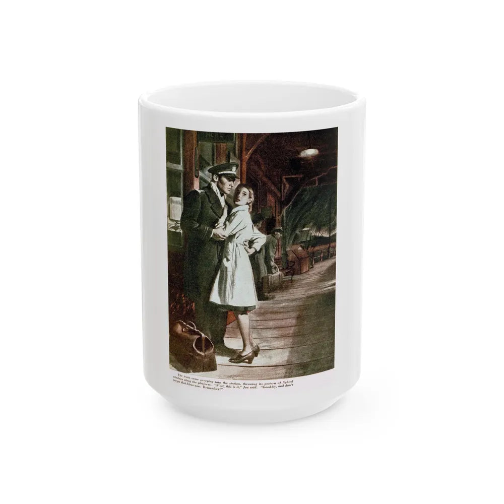 Don't Forget That I Love You, Redbook, May 1945 - White Coffee Mug-15oz-Go Mug Yourself