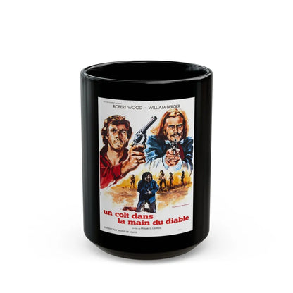 COLT IN THE HAND OF THE DEVIL 1973 Movie Poster - Black Coffee Mug-15oz-Go Mug Yourself