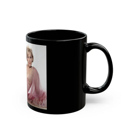 Kim Novak #356 (Vintage Female Icon) Black Coffee Mug-Go Mug Yourself