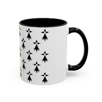 Flag of Bretagne3 France - Accent Coffee Mug-Go Mug Yourself