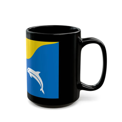 Flag of Tywyn Wales UK - Black Coffee Mug-Go Mug Yourself