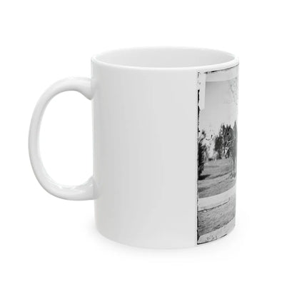 City Point, Virginia. Gen. Rufus Ingalls In Buggy With Colored Boy (U.S. Civil War) White Coffee Mug-Go Mug Yourself