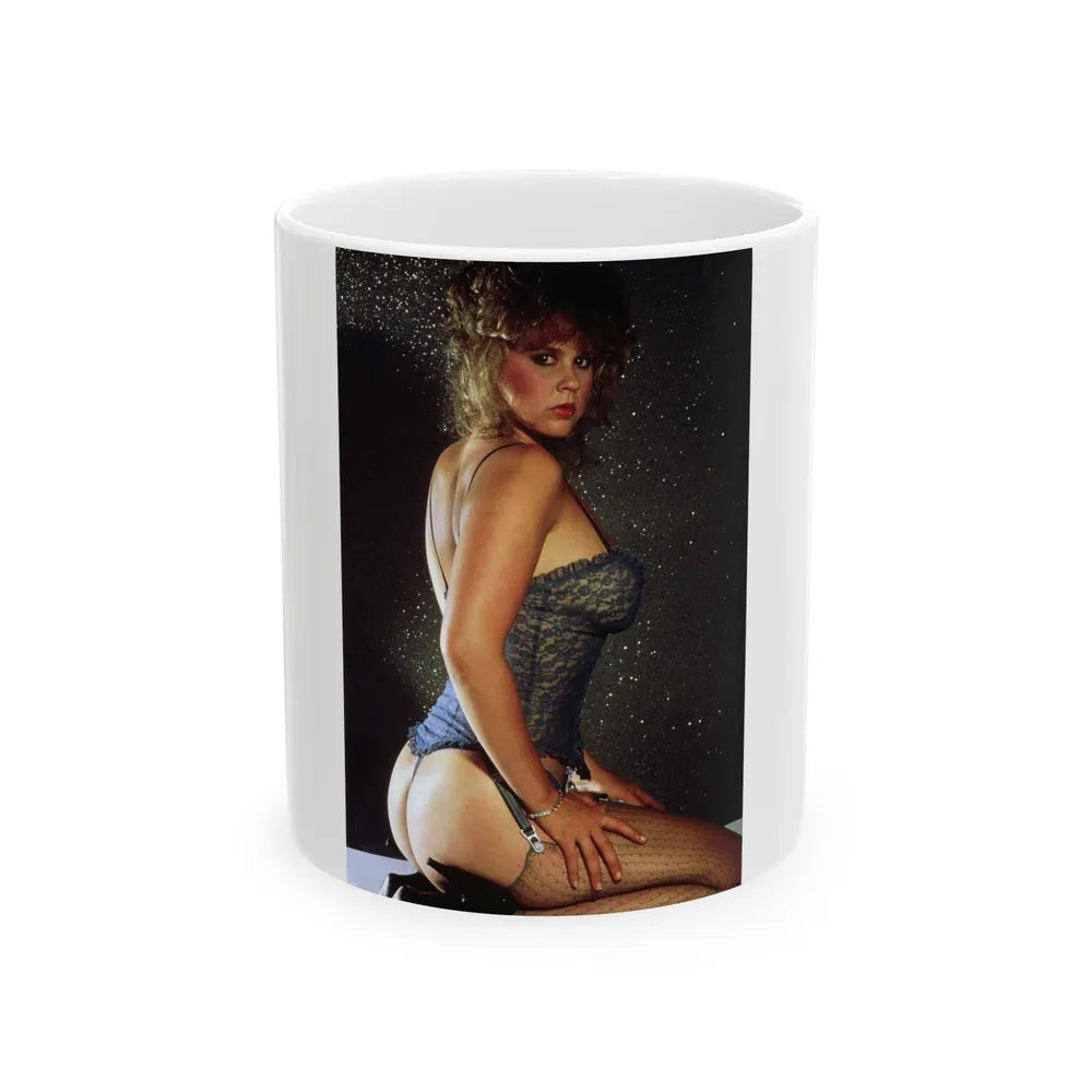 Linda Blair #271 (Vintage Female Icon) White Coffee Mug-11oz-Go Mug Yourself