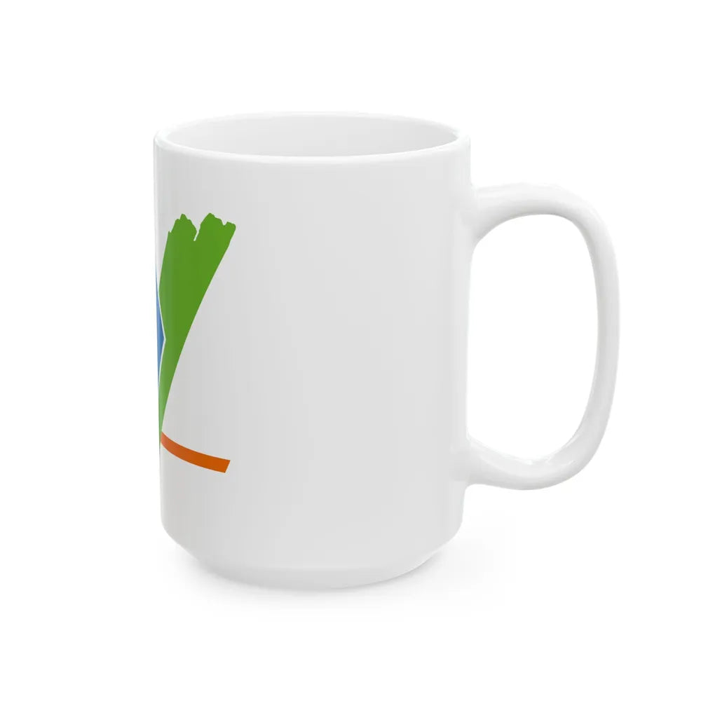 Flag of Yonne France - White Coffee Mug-Go Mug Yourself