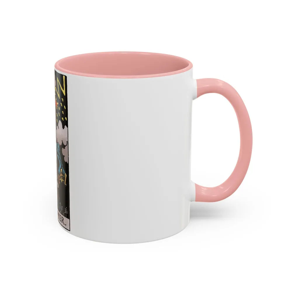 The Tower (Tarot Card) Accent Coffee Mug-Go Mug Yourself