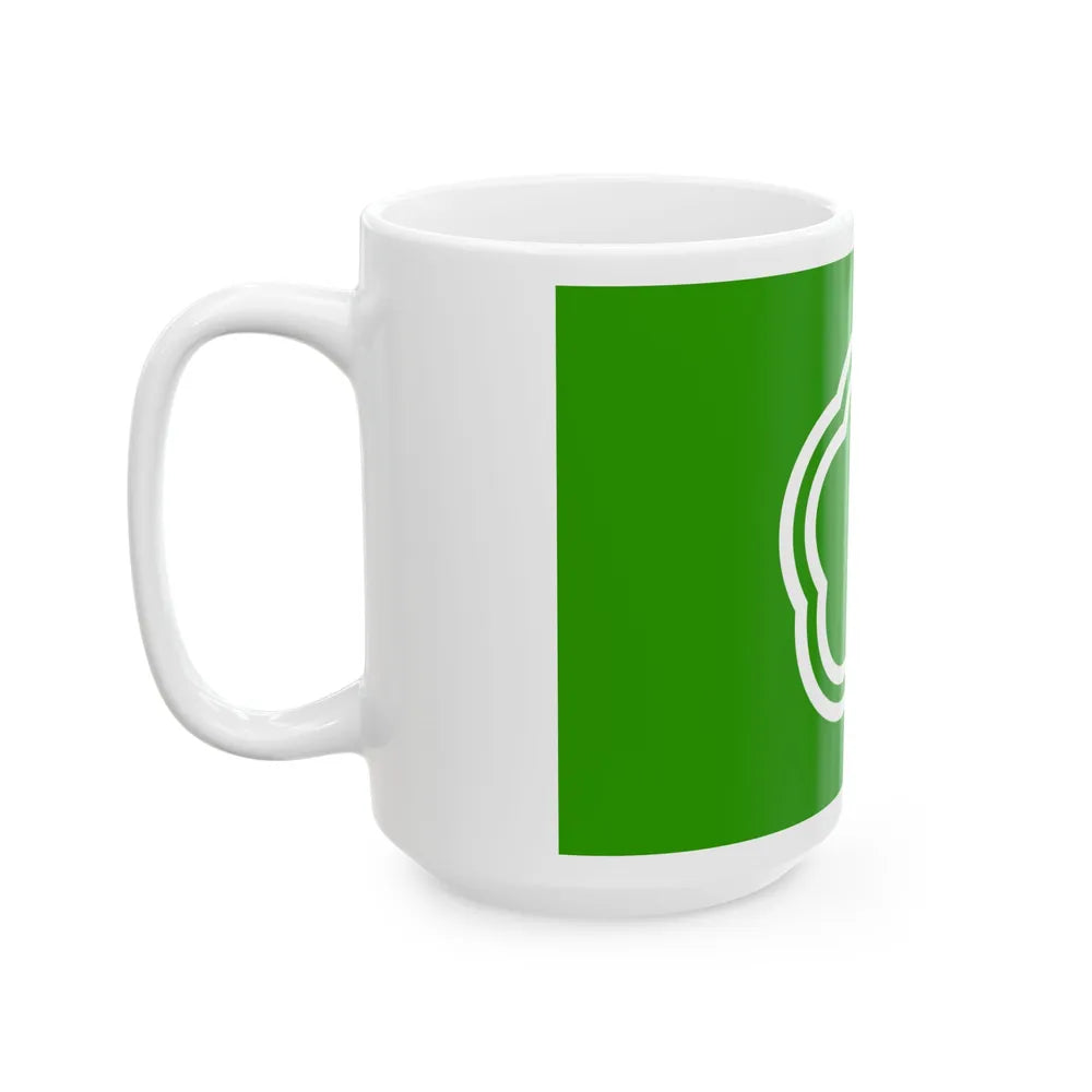 Flag of Kunitachi Tokyo Japan - White Coffee Mug-Go Mug Yourself