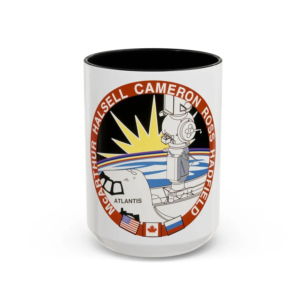 STS 74 (NASA) Accent Coffee Mug-15oz-Black-Go Mug Yourself