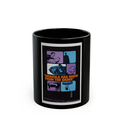 DRACULA HAS RISEN FROM THE GRAVE (2) 1968 Movie Poster - Black Coffee Mug-11oz-Go Mug Yourself