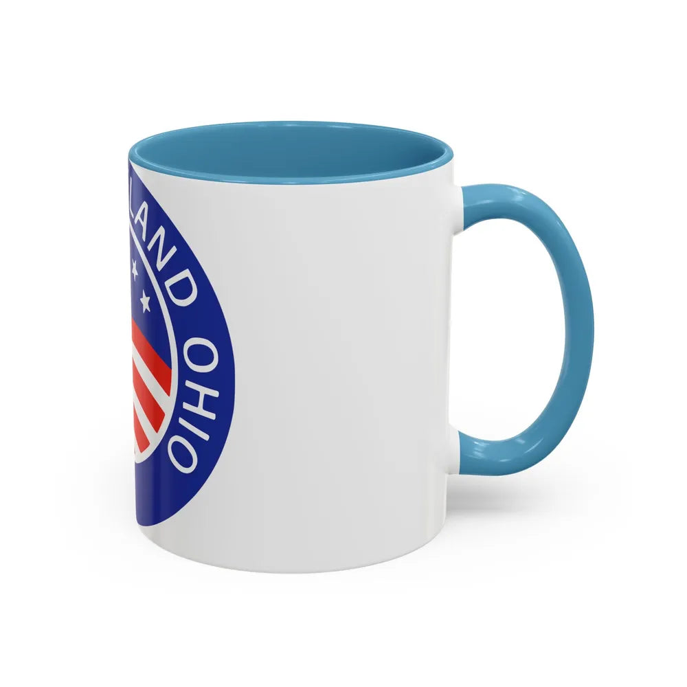 Seal of Cleveland Ohio - Accent Coffee Mug-Go Mug Yourself