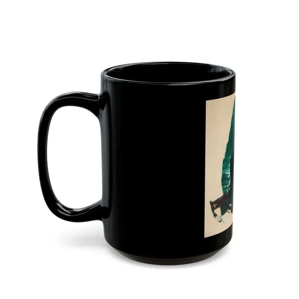 Couple Embracing, 1939 - Black Coffee Mug-Go Mug Yourself