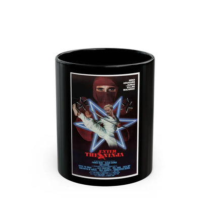 ENTER THE NINJA 1981 Movie Poster - Black Coffee Mug-11oz-Go Mug Yourself