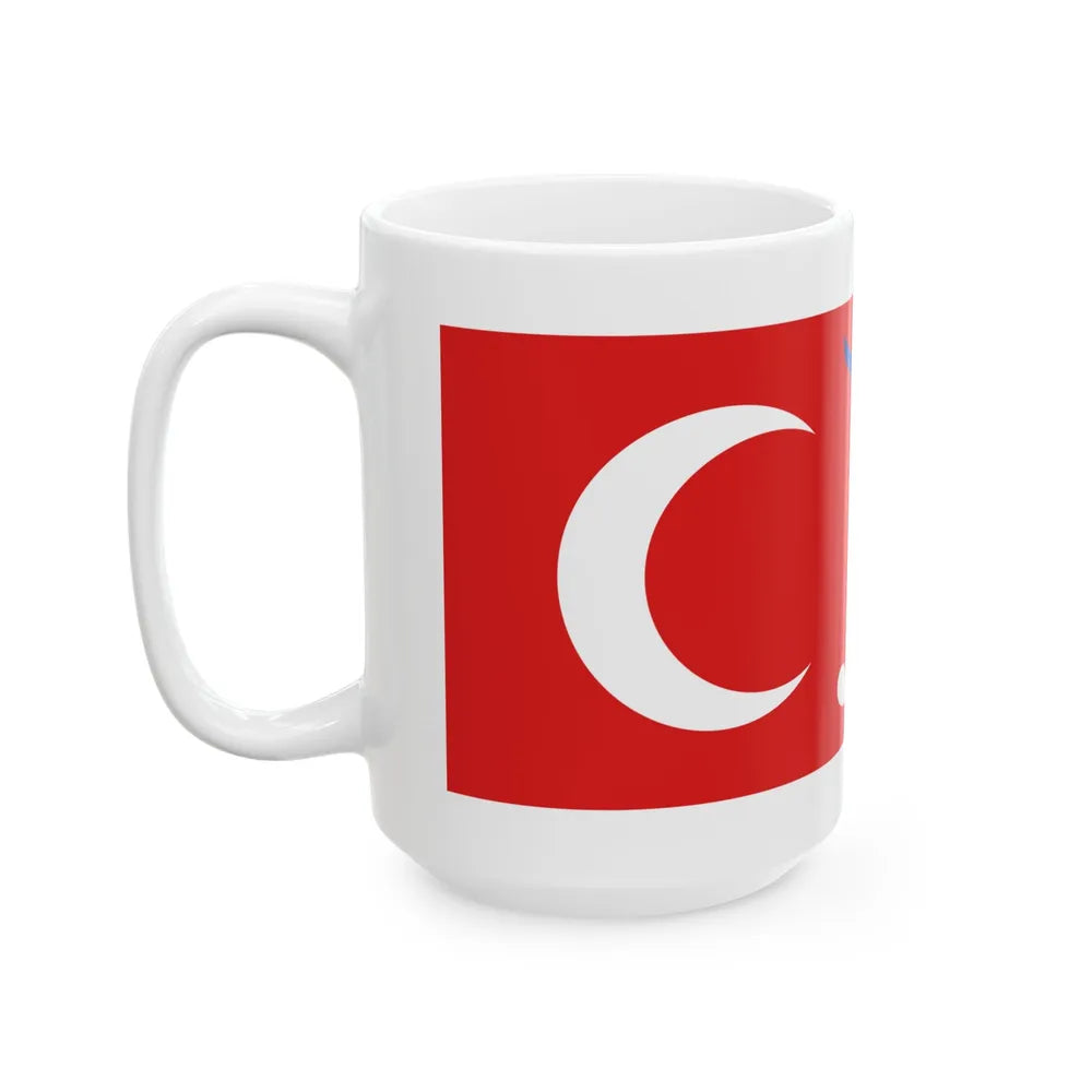 Flag of Sultanate of Mataram Malaysia - White Coffee Mug-Go Mug Yourself