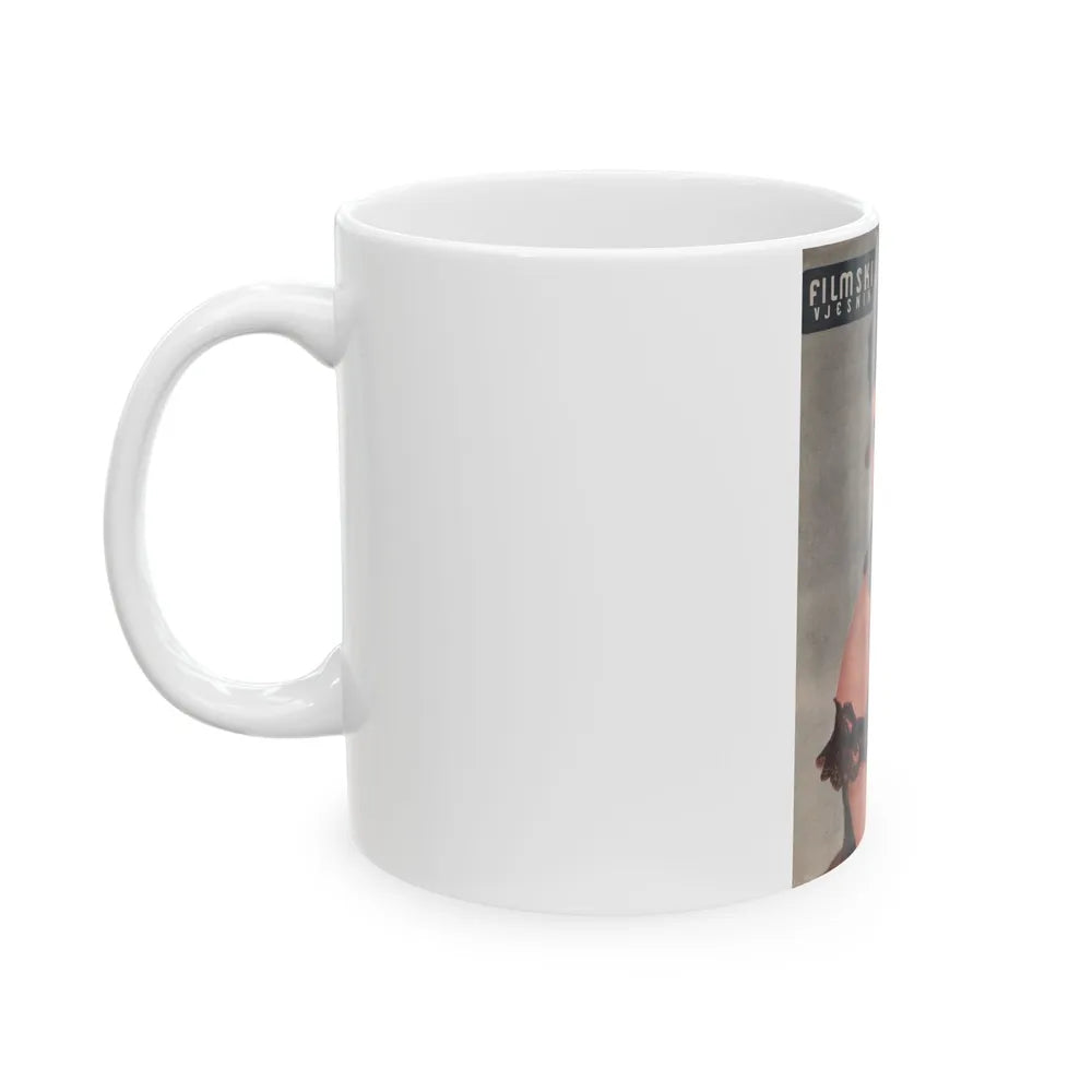 Faith Domergue #176 - Mag. Cover (Vintage Female Icon) White Coffee Mug-Go Mug Yourself