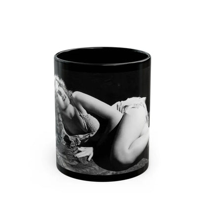 Fay Wray #35 (Vintage Female Icon) Black Coffee Mug-11oz-Go Mug Yourself