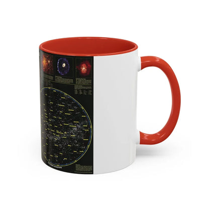 Heavens, The (1995) (Map) Accent Coffee Mug-Go Mug Yourself