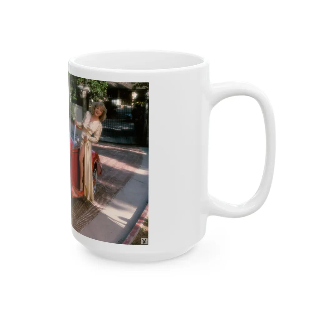 Terry Moore #417 - Unreleased Aug. '84 Playboy Photo from shoot non nude (Vintage Female Icon) White Coffee Mug-Go Mug Yourself