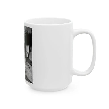 Elaine Stewart #147 (Vintage Female Icon) White Coffee Mug-Go Mug Yourself