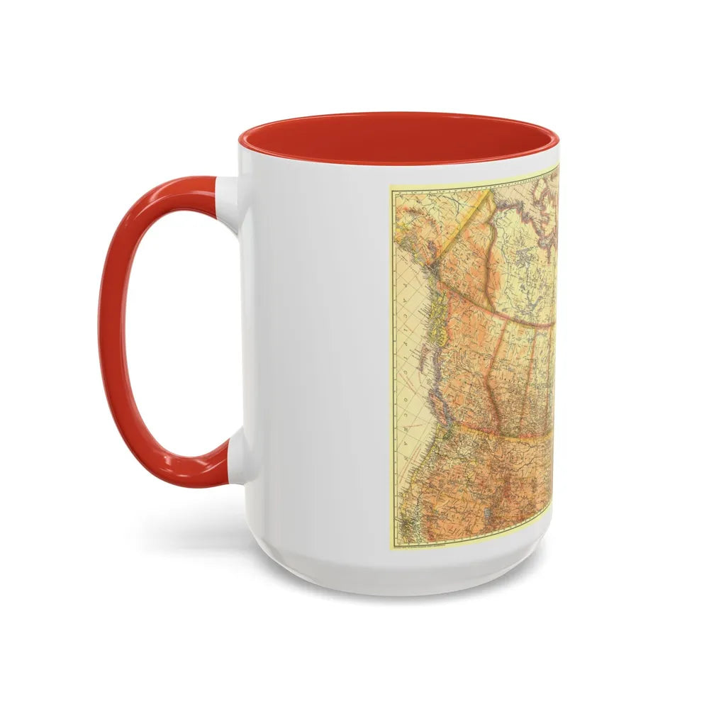 Canada (1936) (Map) Accent Coffee Mug-Go Mug Yourself