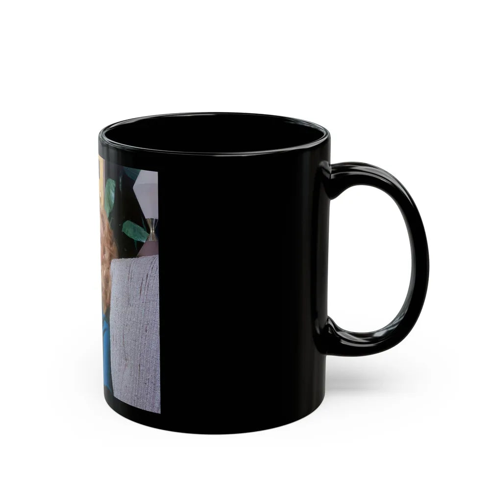 Julie Newmar #668 (Vintage Female Icon) Black Coffee Mug-Go Mug Yourself