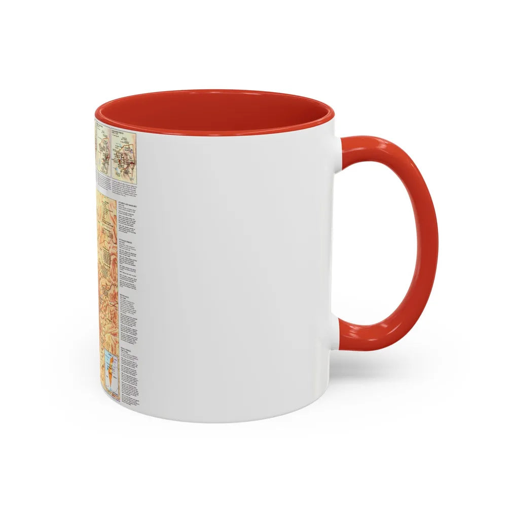 Jerusalem (1996) (Map) Accent Coffee Mug-Go Mug Yourself