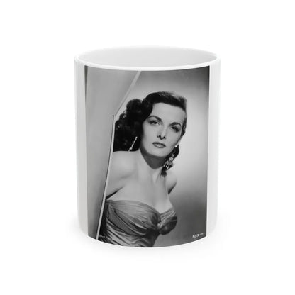 Jane Russell #142 (Vintage Female Icon) White Coffee Mug-11oz-Go Mug Yourself