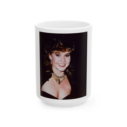 Linda Blair #310 (Vintage Female Icon) White Coffee Mug-15oz-Go Mug Yourself