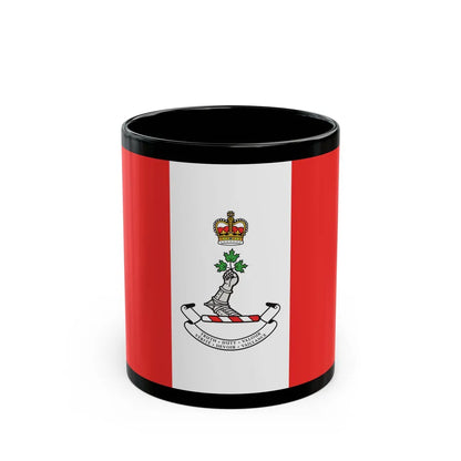 Flag of the Royal Military College of Canada - Black Coffee Mug-11oz-Go Mug Yourself