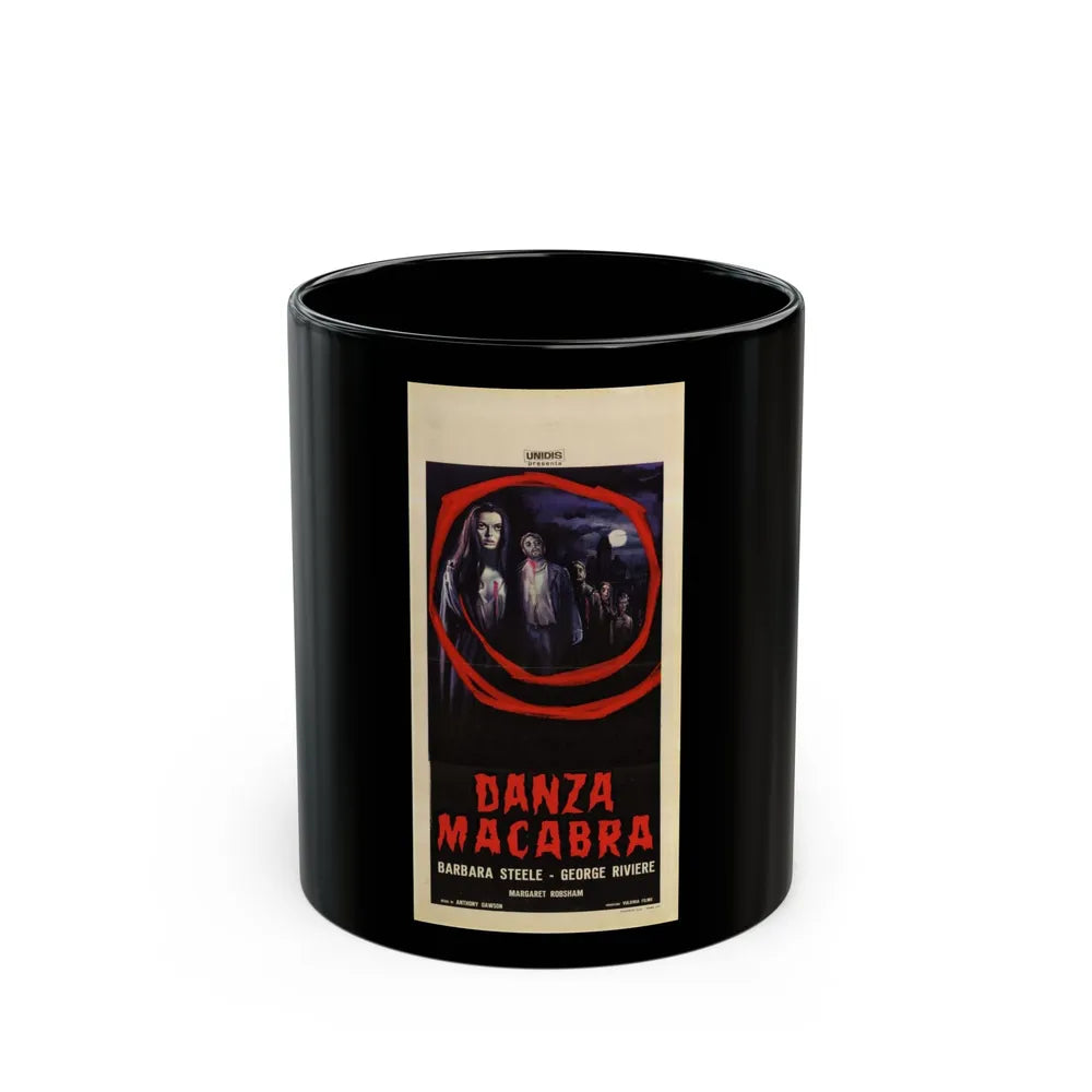 CASTLE OF BLOOD (ITALIAN) 1964 Movie Poster - Black Coffee Mug-11oz-Go Mug Yourself