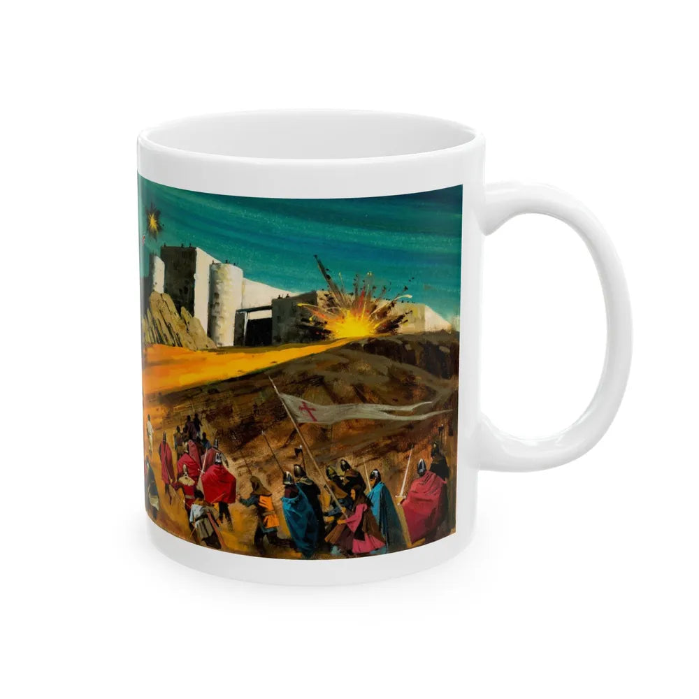 Crusades - White Coffee Mug-Go Mug Yourself