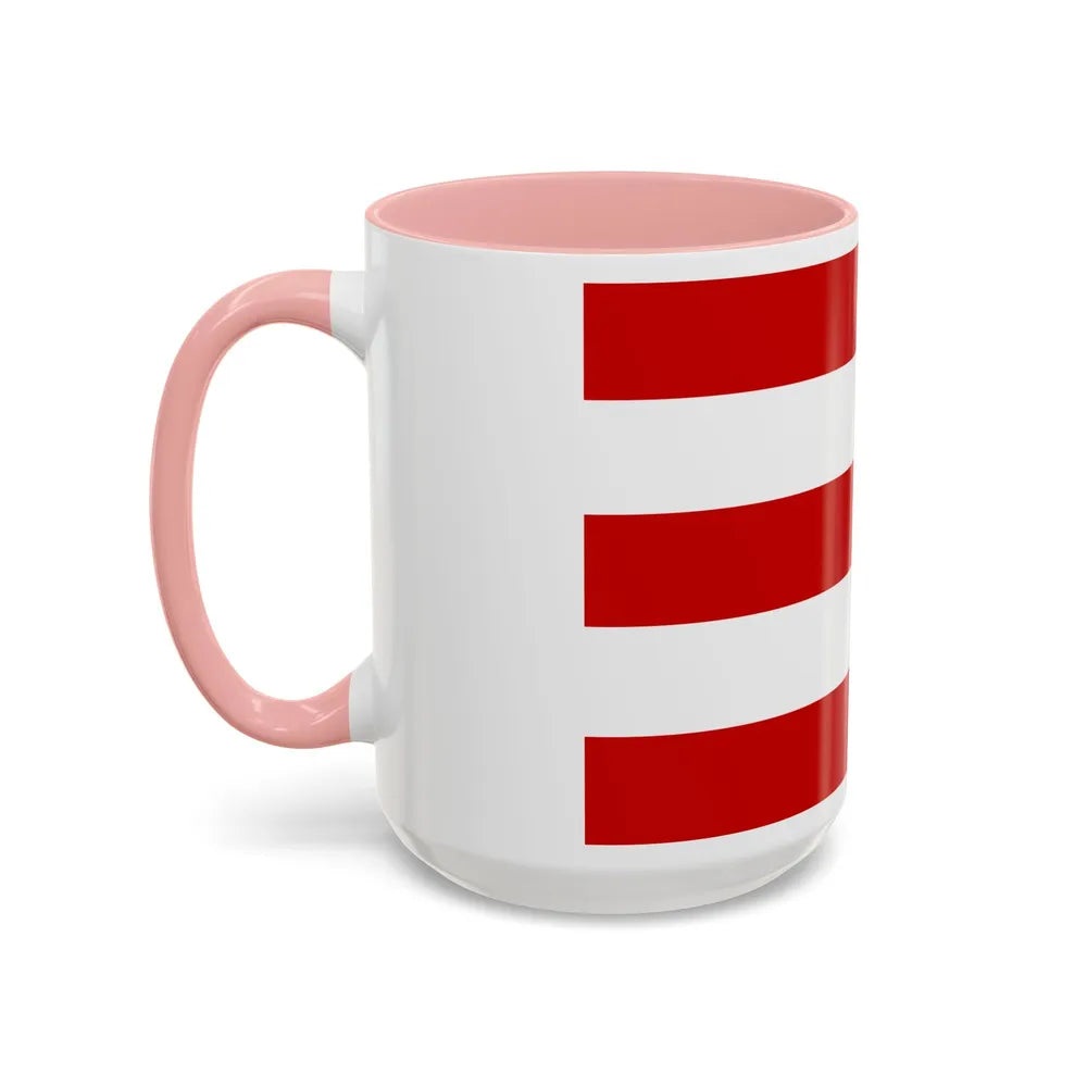 Flag of Cuneo Italy - Accent Coffee Mug-Go Mug Yourself