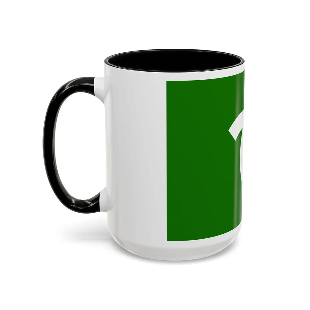 Flag of Kobe Japan - Accent Coffee Mug-Go Mug Yourself