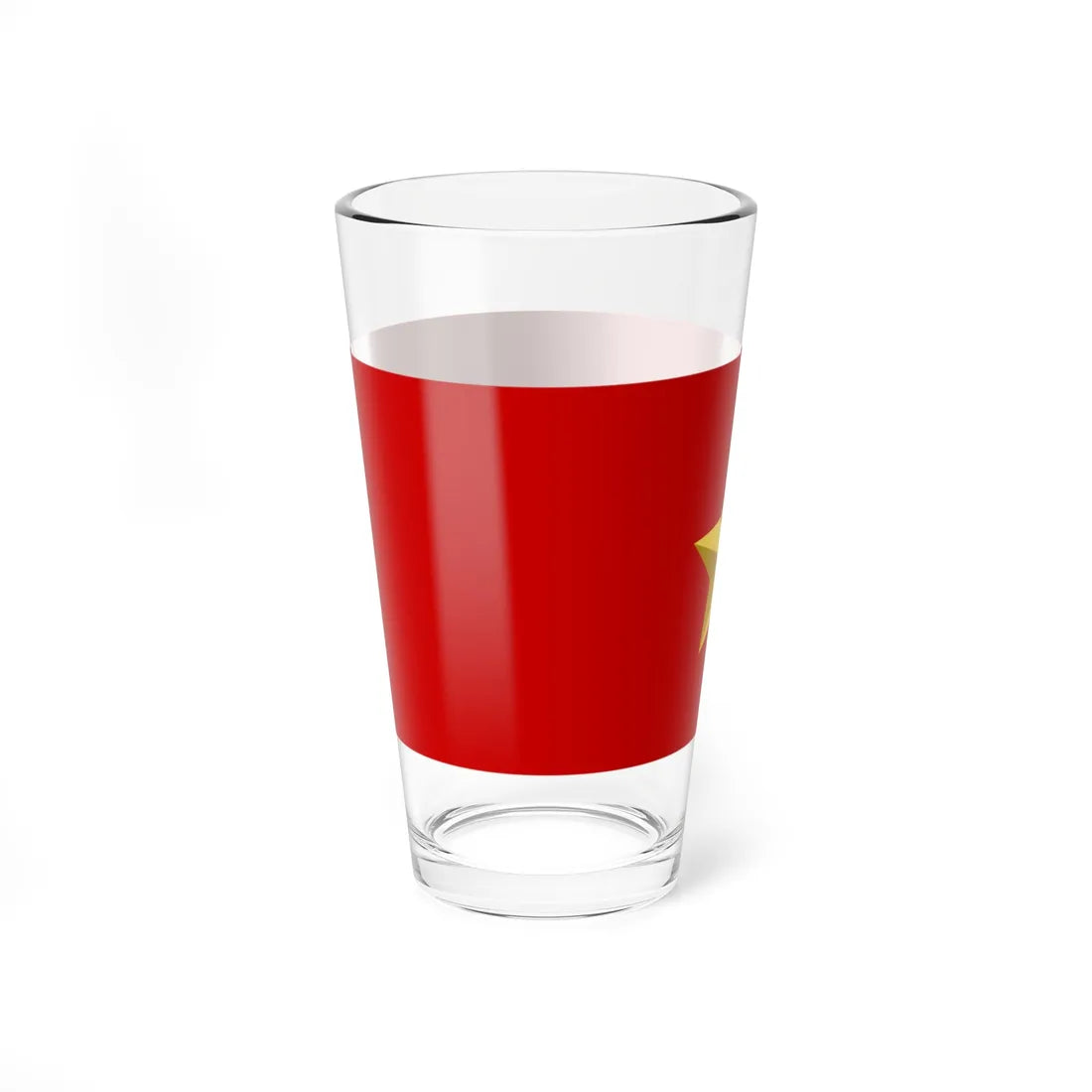 BD Army Brigadier General Star Plate (Bangladesh) (Coat of Arms) Pint Glass 16oz - Go Mug Yourself