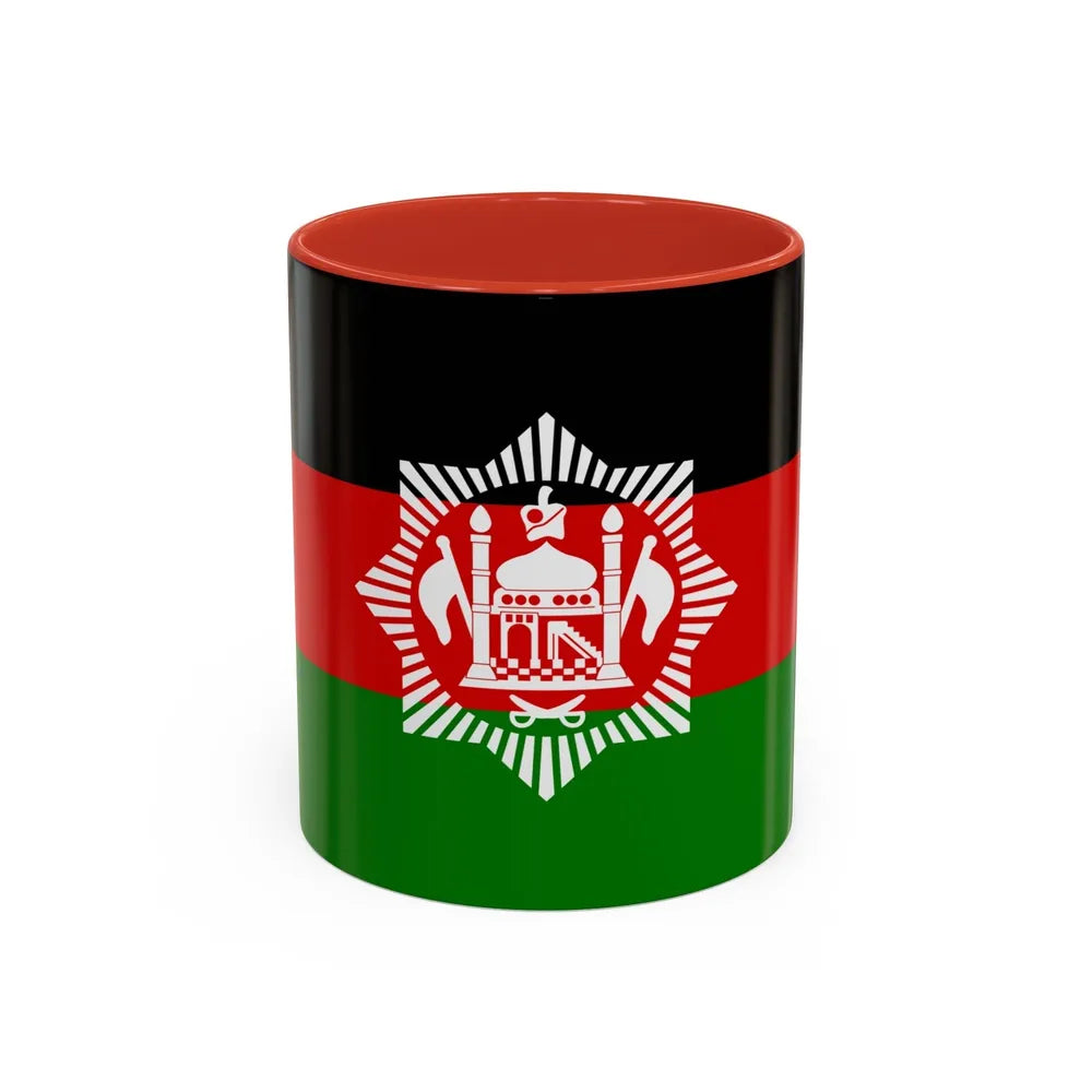 Flag of Afghanistan 1928 - Accent Coffee Mug-11oz-Red-Go Mug Yourself