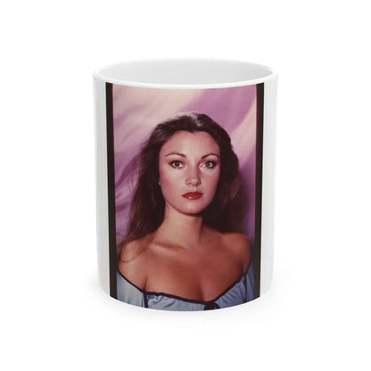 Jane Seymour #25 (Vintage Female Icon) White Coffee Mug-11oz-Go Mug Yourself