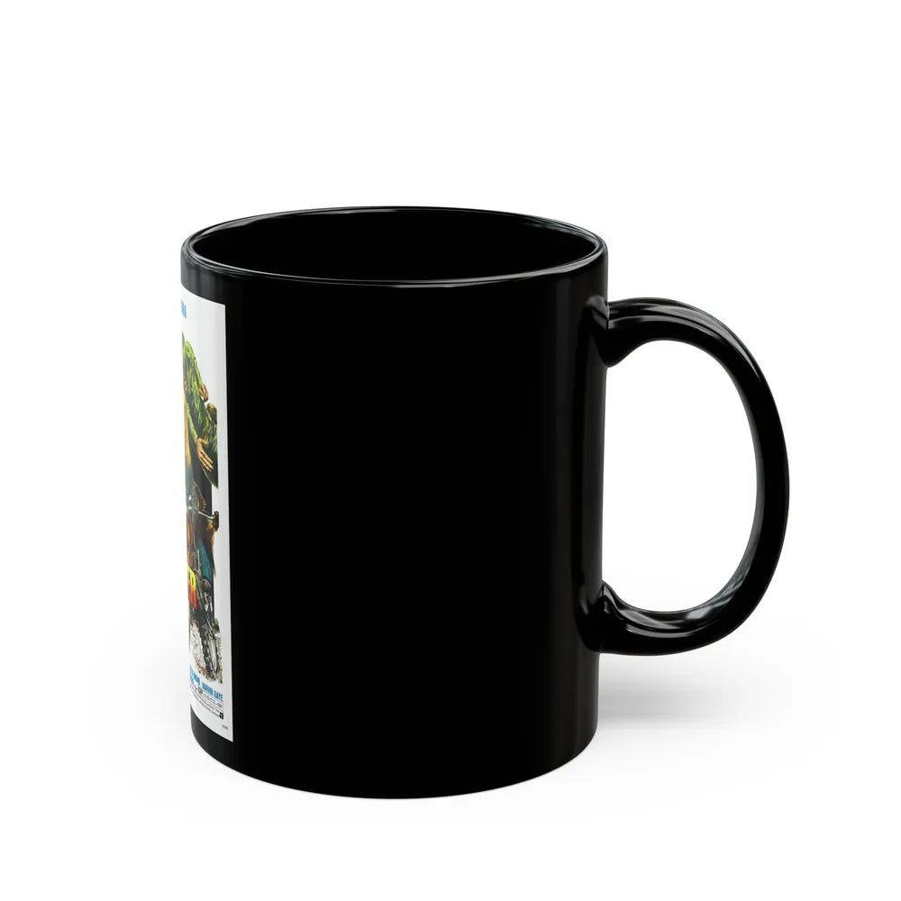 CHROME AND HOT LEATHER 1971 Movie Poster - Black Coffee Mug-Go Mug Yourself