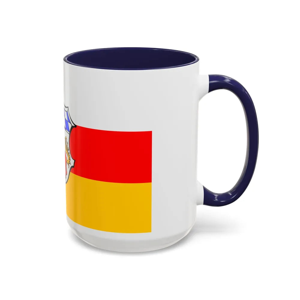 Flag of Erding Germany - Accent Coffee Mug-Go Mug Yourself