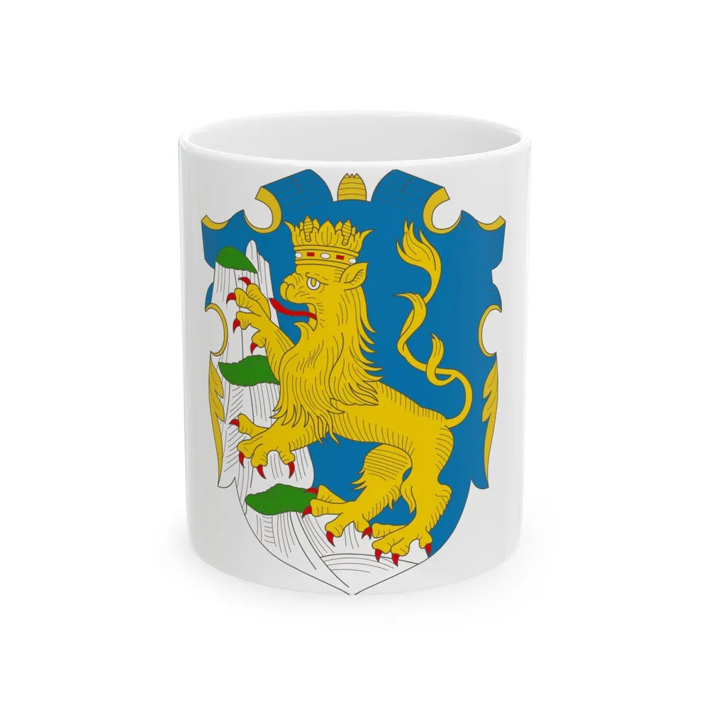 Coat of arms of the Rus Voivodship - White Coffee Mug-11oz-Go Mug Yourself