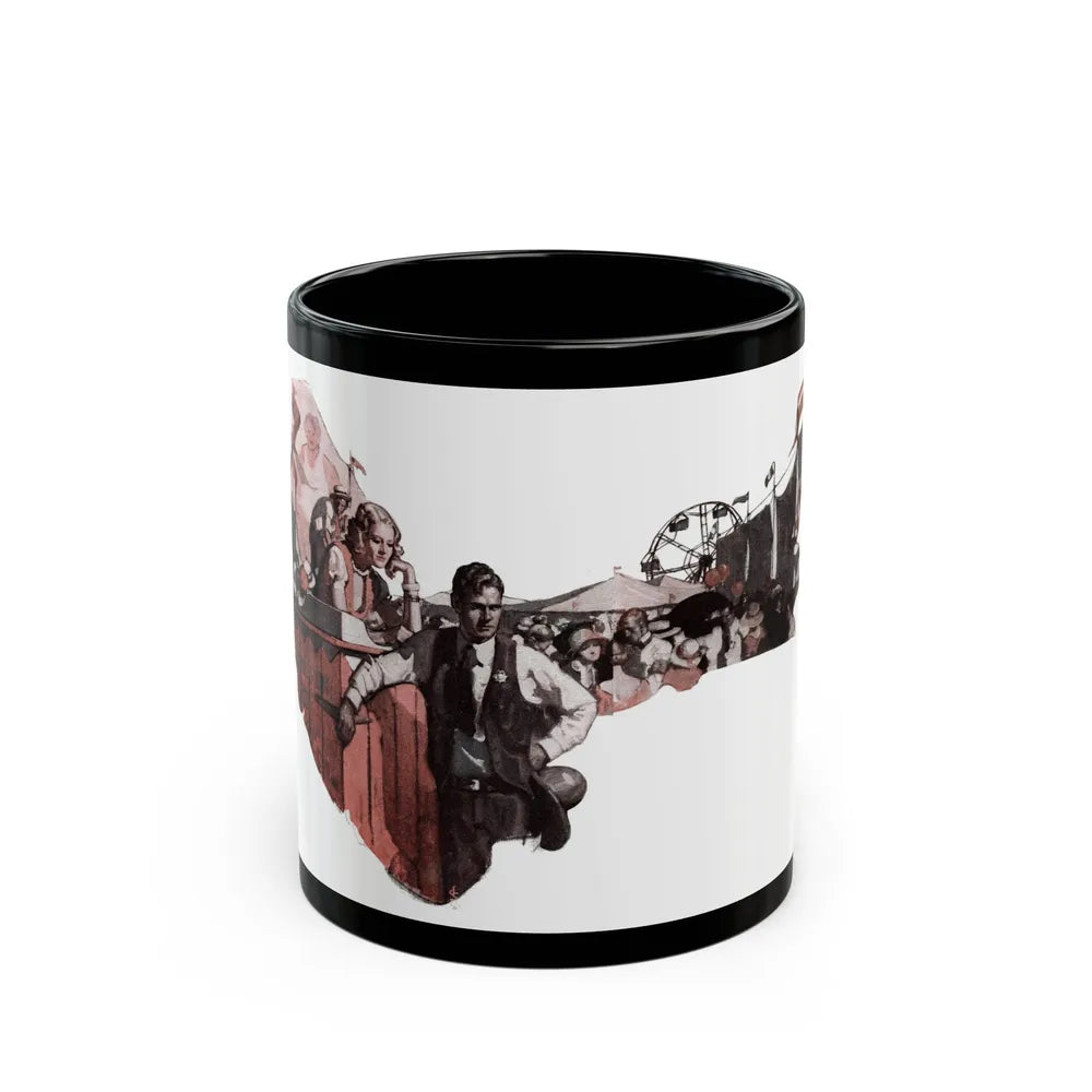 Fox Fire (1), Cosmopolitan, November 1932 - Black Coffee Mug-11oz-Go Mug Yourself