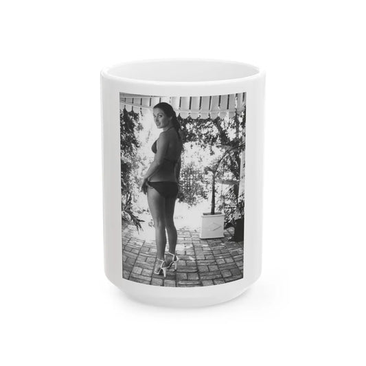 Jane Seymour #64 (Vintage Female Icon) White Coffee Mug-15oz-Go Mug Yourself