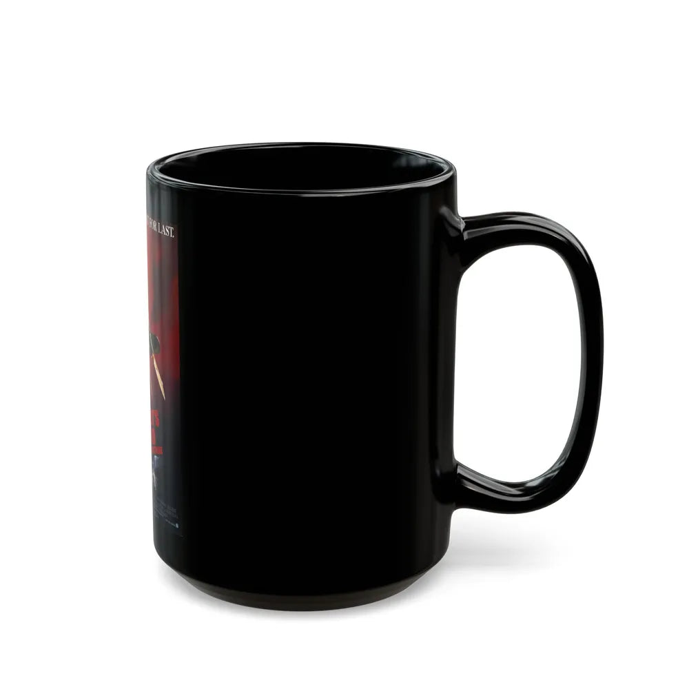 FREDDY'S DEAD THE FINAL NIGHTMARE 1991 Movie Poster - Black Coffee Mug-Go Mug Yourself