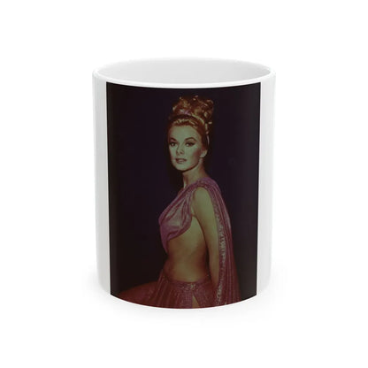 Leslie Parrish #71 (Vintage Female Icon) White Coffee Mug-11oz-Go Mug Yourself