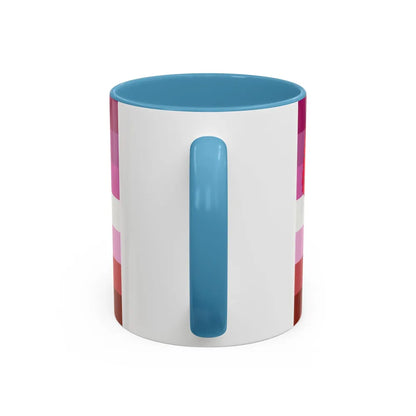 Lipstick lesbian Pride Flag - Accent Coffee Mug-Go Mug Yourself