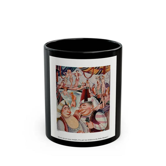 Esquire magazine illustration, 1933-Autumn - Black Coffee Mug-11oz-Go Mug Yourself