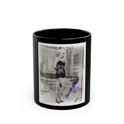 Carroll Baker #53 (Vintage Female Icon) Black Coffee Mug-11oz-Go Mug Yourself