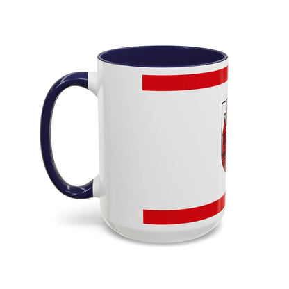 Flag of Cottbus Germany - Accent Coffee Mug-Go Mug Yourself