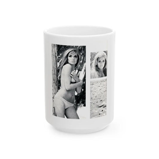 Julie Ege #200 (Vintage Female Icon) White Coffee Mug-15oz-Go Mug Yourself