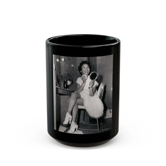 Dorothy Dandridge #54 (Vintage Female Icon) Black Coffee Mug-15oz-Go Mug Yourself